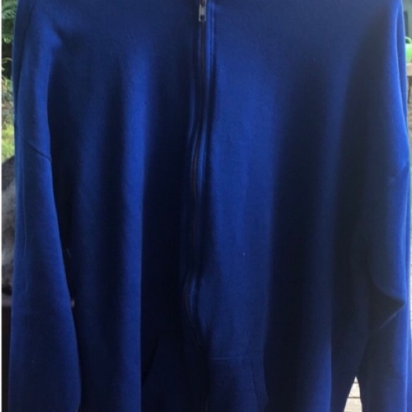 EUC Men’s royal blue hoodie - Picture 3 of 4